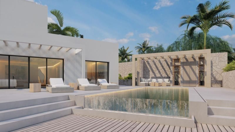 Frittliggende villa til salgs i Elviria
