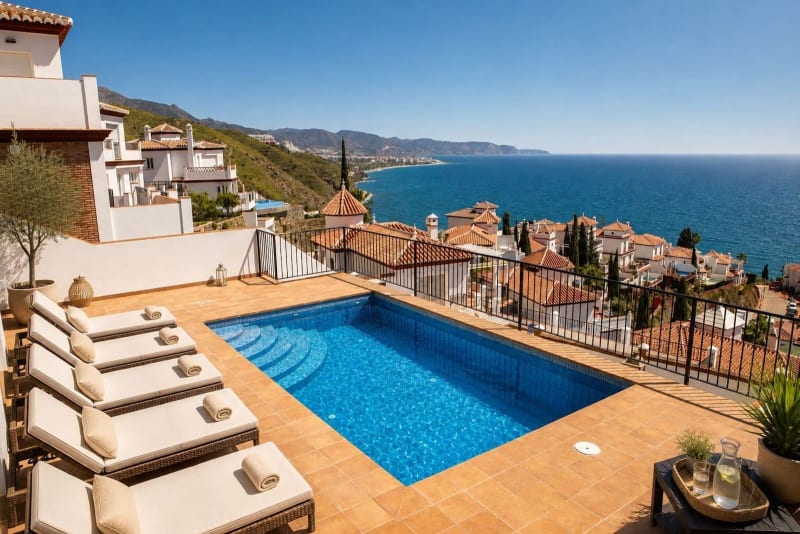 Frittliggende villa til salgs i Nerja