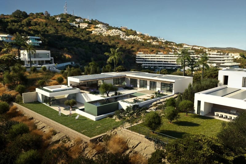 Frittliggende villa til salgs i Altos de los Monteros