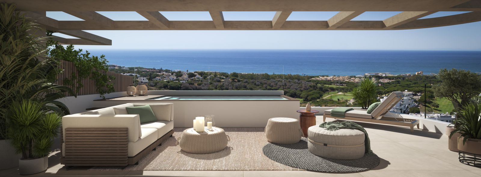 Terrasse mot havet