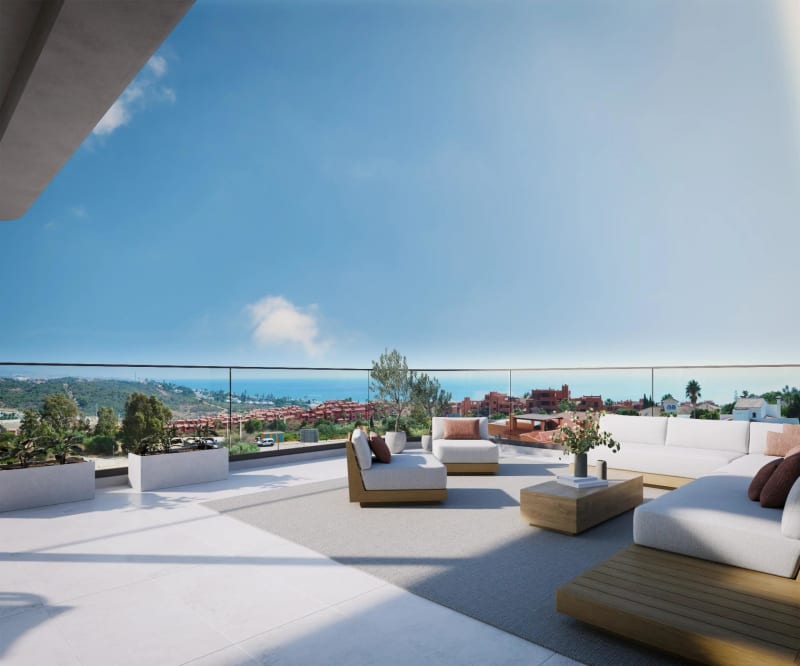Penthouse til salgs i Estepona