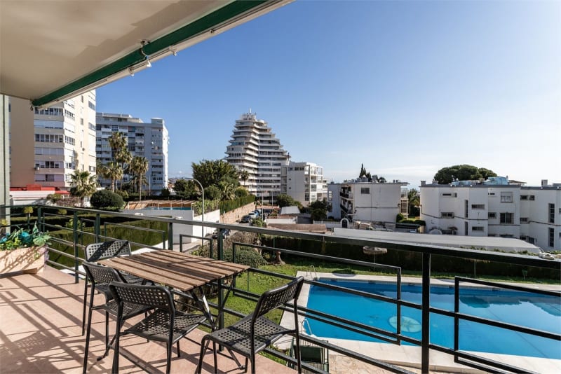 Leilighet midt i bygget til salgs i Benalmadena Costa