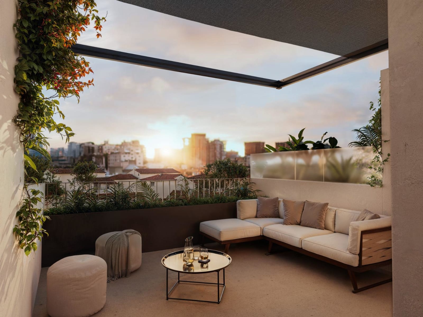 Privat takterrasse