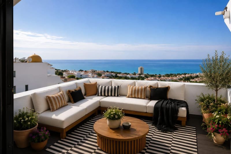 Penthouse til salgs i Riviera del Sol
