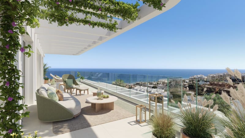 Penthouse til salgs i Mijas