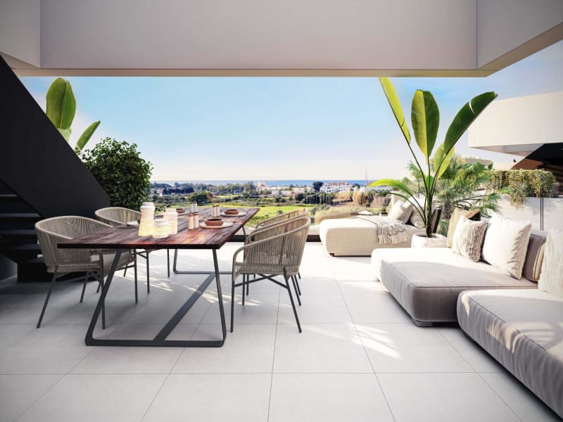 Penthouse til salgs i Estepona