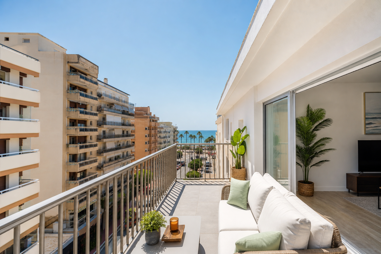 Los Boliches district in Fuengirola