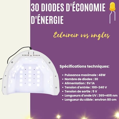 Vue 4 de Dual Uvled Lampe