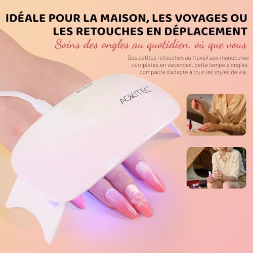 Vue 6 de Aokitec Mini Lampe Uv