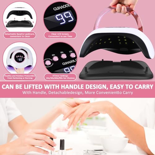Vue 6 de Lampe Uv Seche Ongles