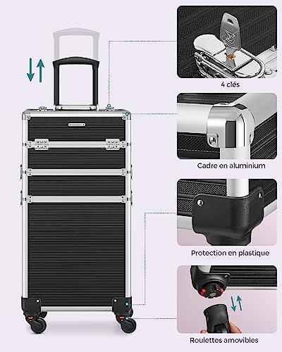 Vue 4 de Valise De Maquillage Professionnel