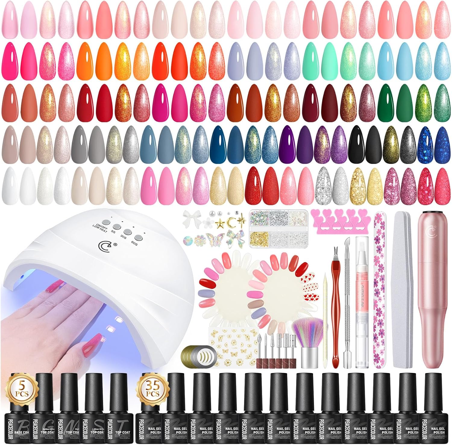 Peacecolor Pcs Kit Ongle