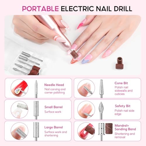 Vue 6 de Peacecolor Pcs Kit Ongle