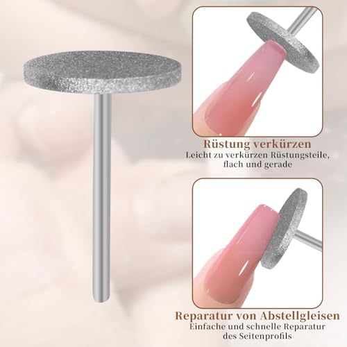 Vue 3 de Disques Ongles Tete