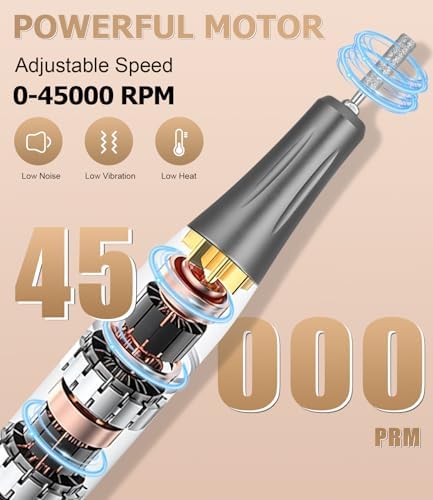 Vue 3 de Rpm Ponceuse Pour Ongles
