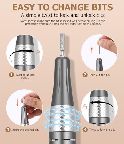 Vue 4 de Rpm Ponceuse Pour Ongles