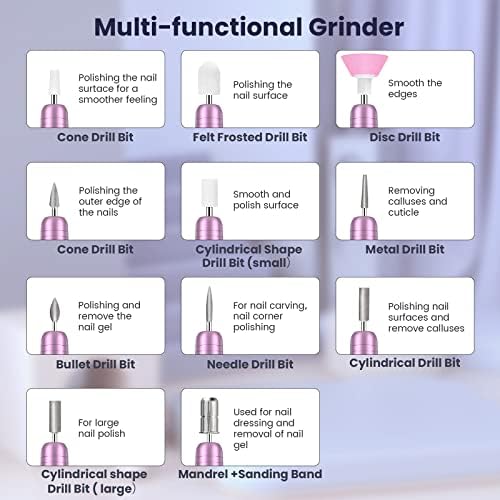 Vue 4 de Poiale Ponceuse Pour Ongles