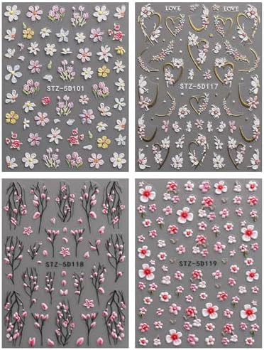 Vue 2 de Jmeowio Fleurs Stickers