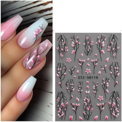 Vue 5 de Jmeowio Fleurs Stickers