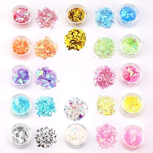 Vue 3 de Savita Couleurs Paillettes Irisees