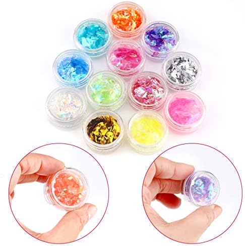 Vue 4 de Savita Couleurs Paillettes Irisees