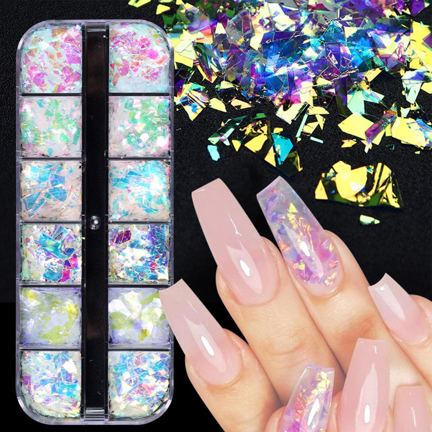 Paillettes Ongles Sirene