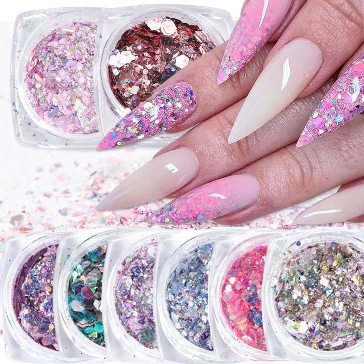 Gzmayuen Paillette Ongles Nail