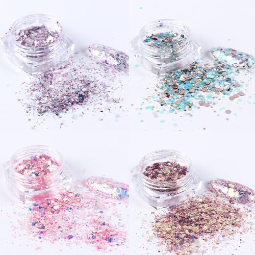 Vue 5 de Gzmayuen Paillette Ongles Nail