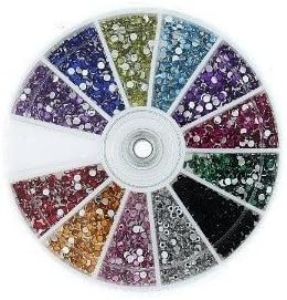 Bblack Strass Multicolores