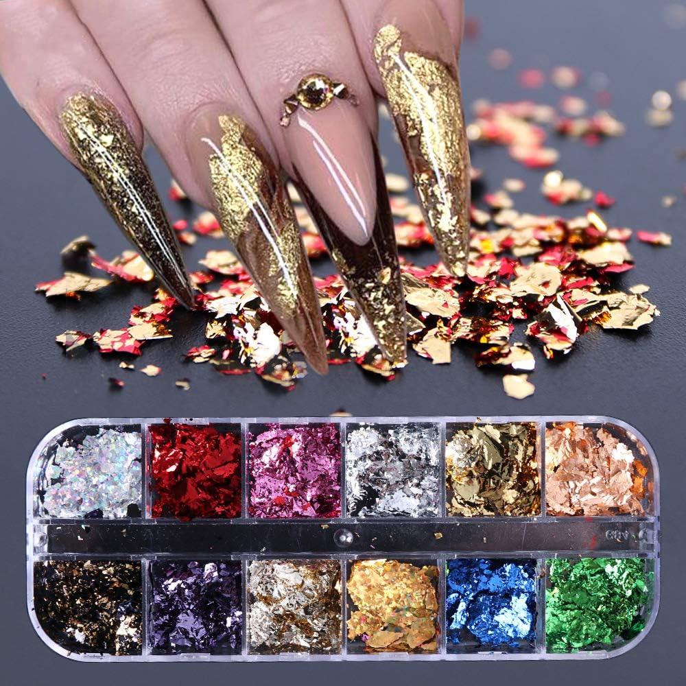 Chunky Glitterdecoration Ongles Professionnelle