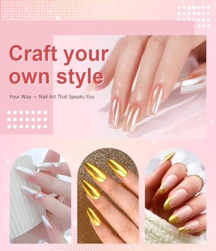 Vue 2 de Magic Mirror Gold Poudre