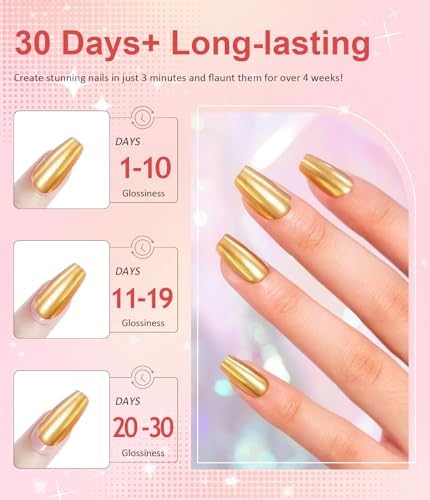 Vue 3 de Magic Mirror Gold Poudre