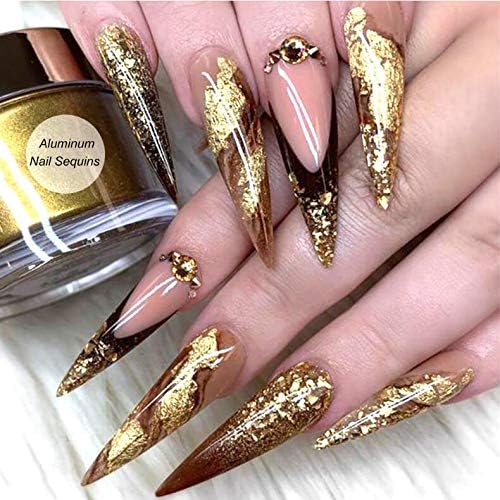 Vue 5 de Chunky Glitterdecoration Ongles Professionnelle