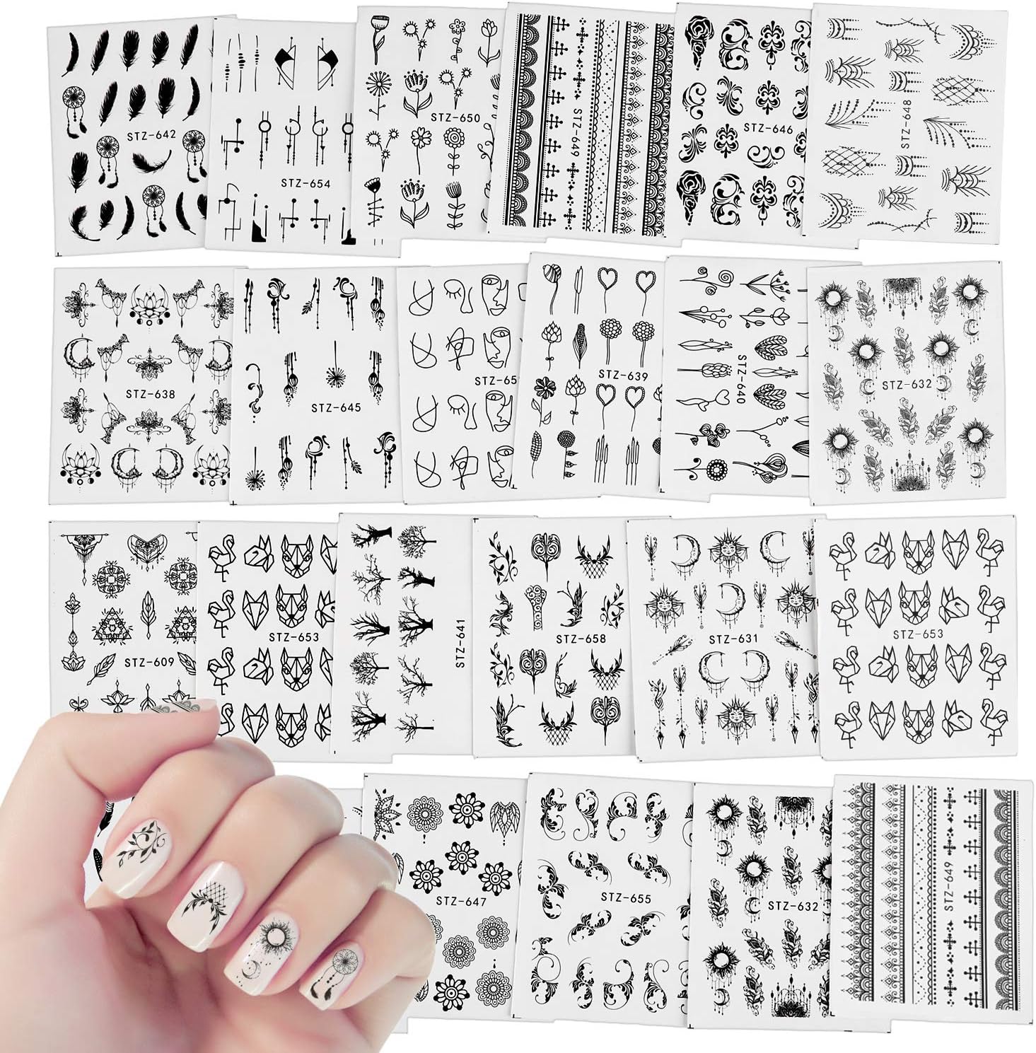 Feuilles Dream Catcher Nail