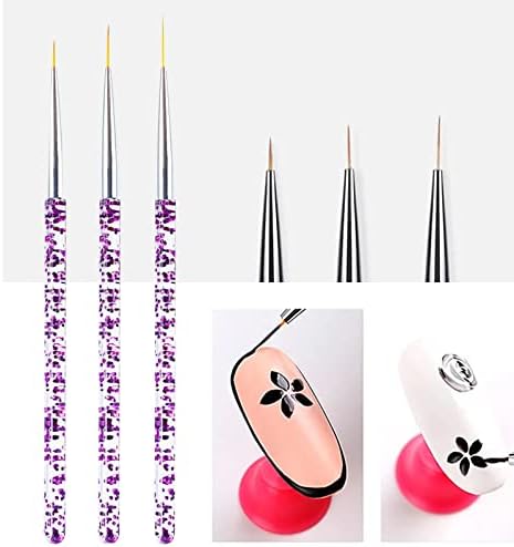 Vue 4 de Lot De Pinceau Nail