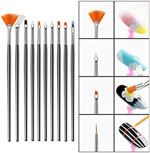Vue 5 de Lot De Pinceau Nail