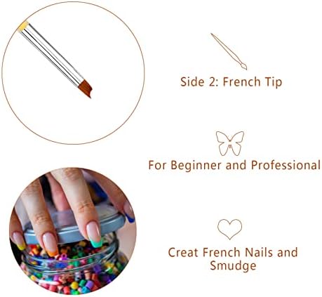 Vue 3 de Pinceau Ombrefrench Nail Art