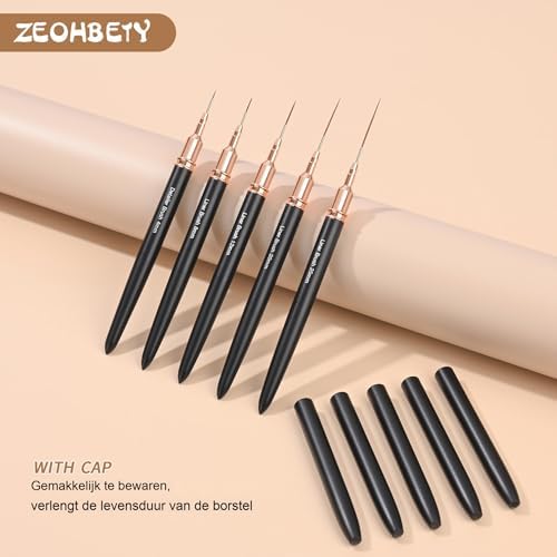 Vue 2 de Lot De Pinceaux Metalliques