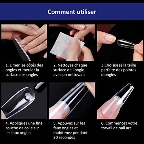 Vue 5 de Faux Ongles Pieces Gel