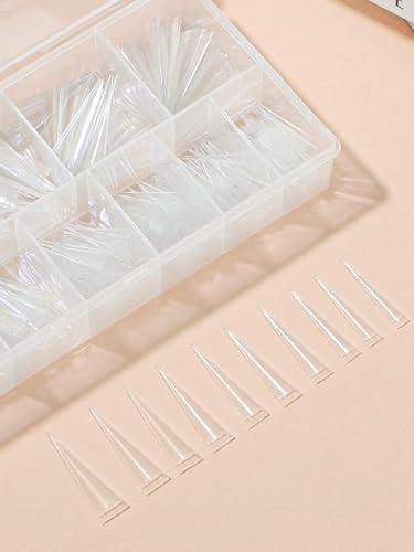 Vue 7 de Pcs Stiletto Long Nail