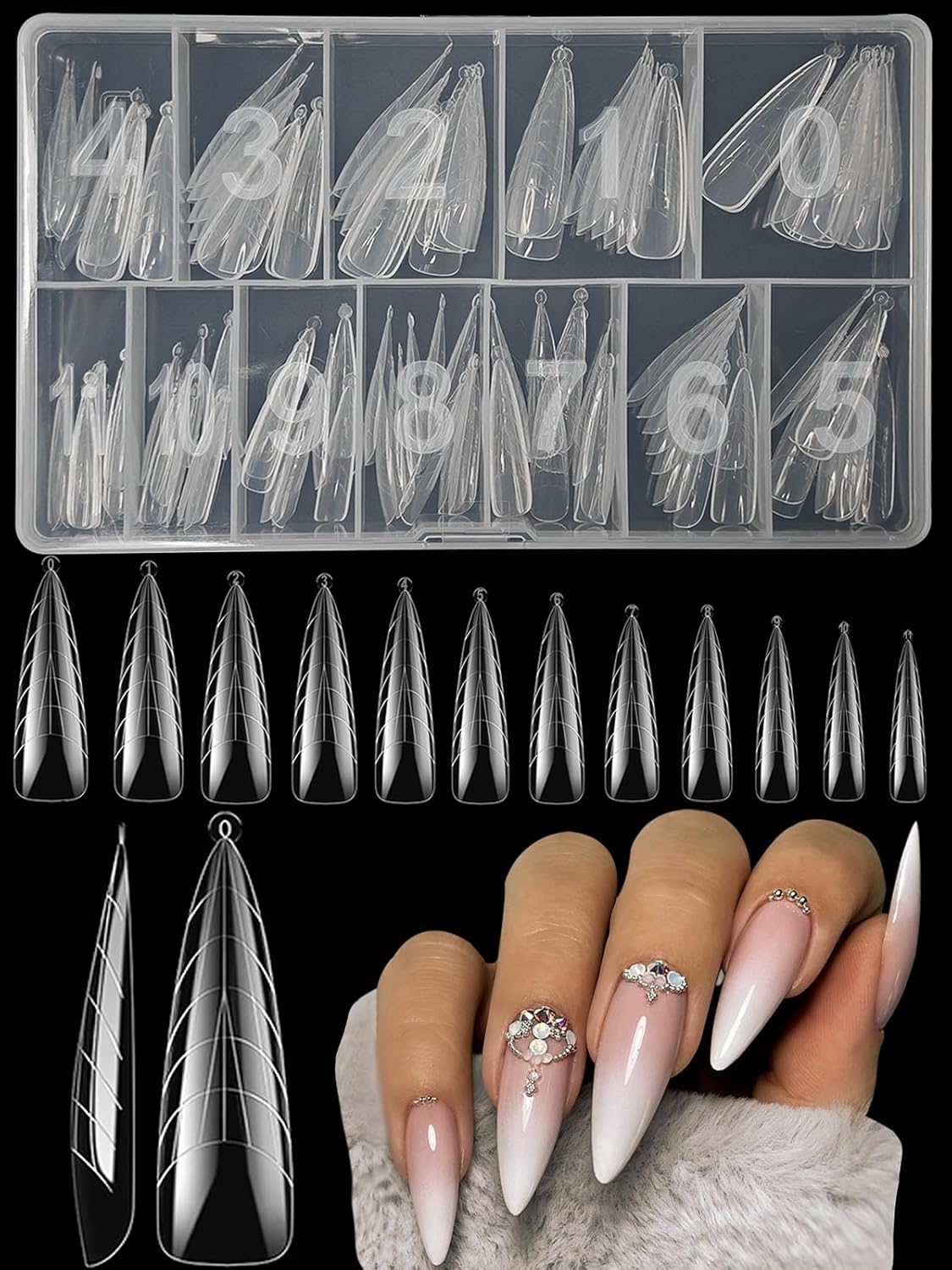 Xiaoheban Pieces Popit Ongle