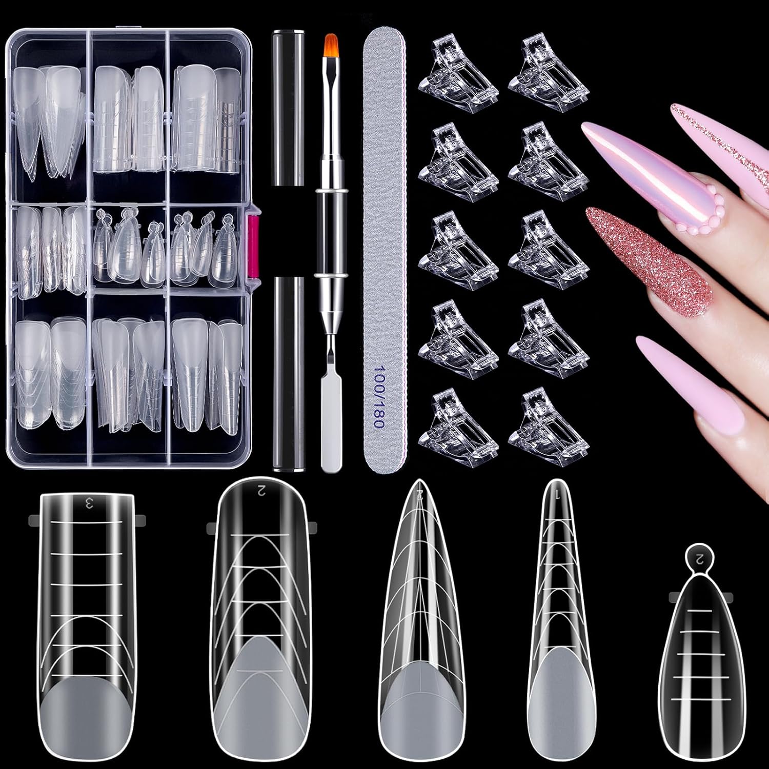 Melliex Pieces Faux Ongles