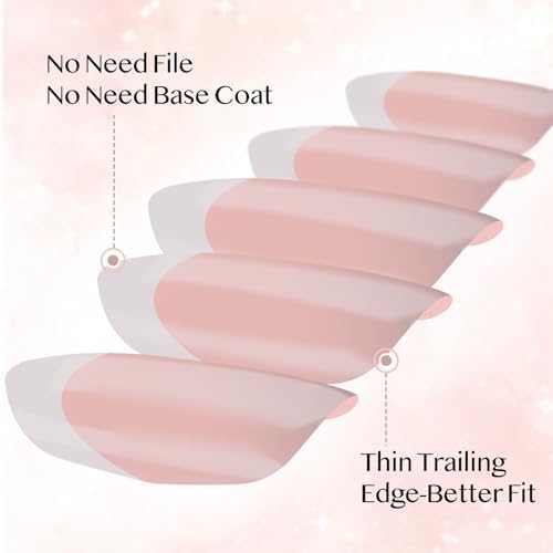 Vue 4 de Pieces Ongles Presses Almond