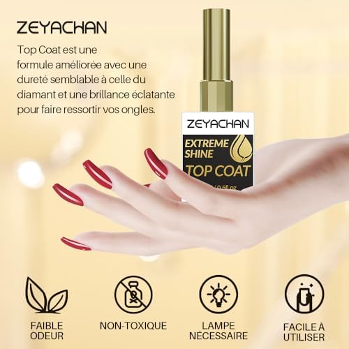 Vue 4 de Top Coat Semi Permanent