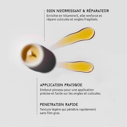 Vue 2 de Huile Cuticules Ongles Bio