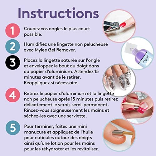 Vue 3 de Mylee Dissolvant De Vernis