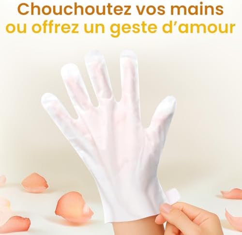 Vue 4 de Masque Main Hydratant Pour