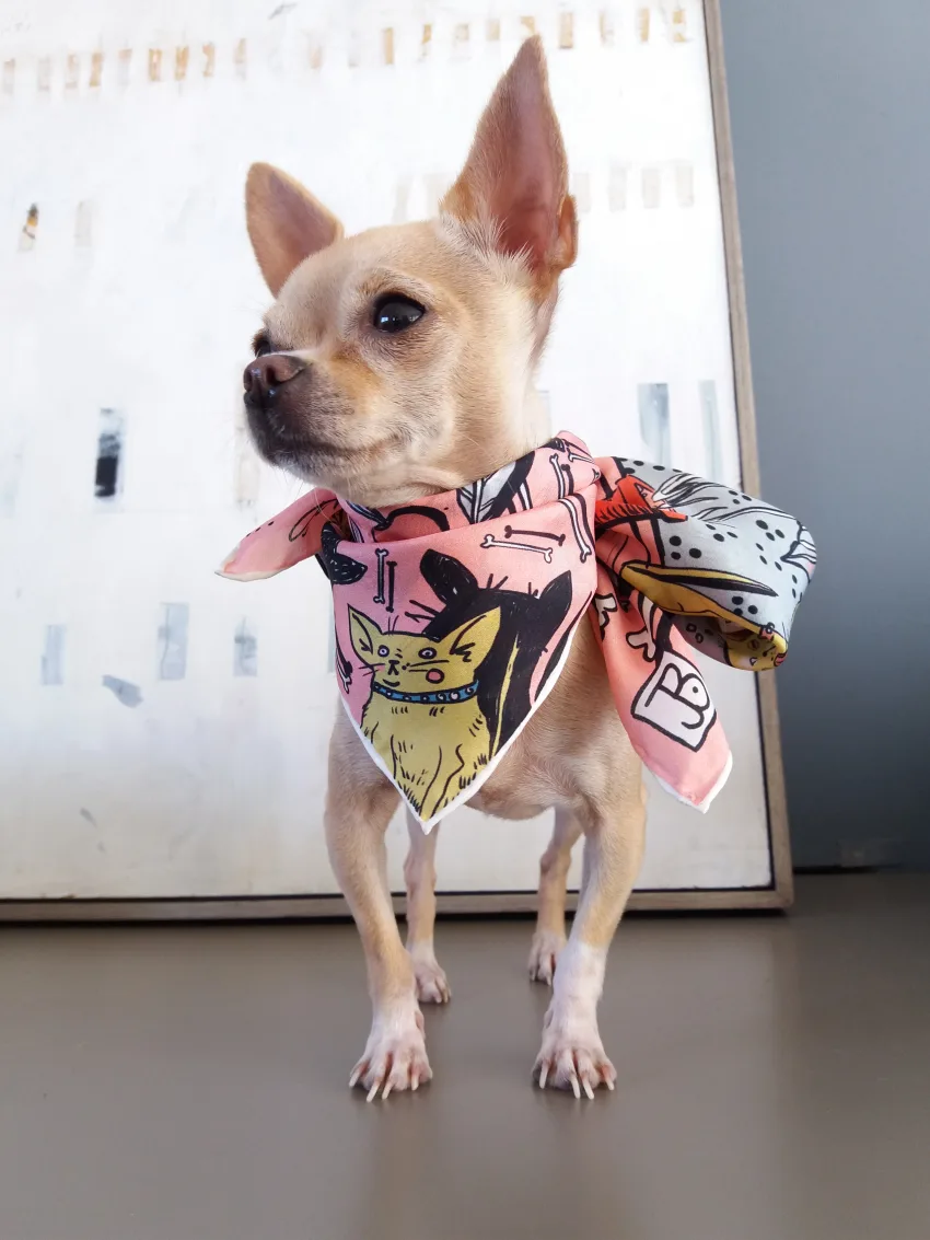 BerriBlue silk scarves