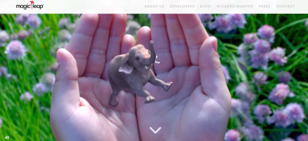 magic leap sitio web 