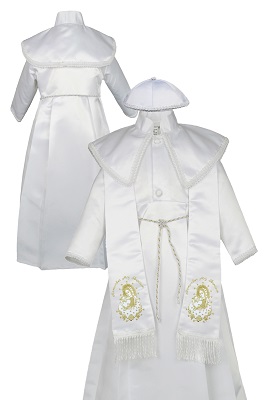 pope baptism outfit